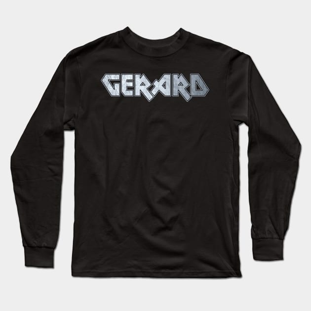 Heavy metal Gerard Long Sleeve T-Shirt by KubikoBakhar